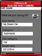 Options Available for Goal Edit Goals User Manual Oracle