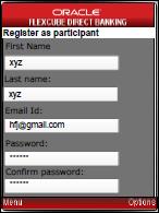 Options Available for Goal Register as a Participant Field Email [Mandatory, Input Box, 255] Enter the appropriate Email ID.