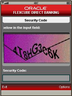 Online Application Process Current Accounts Overdraft Online Application Form Security Code Field Security Code Captcha Image Security Code Options Displays the Security Code.