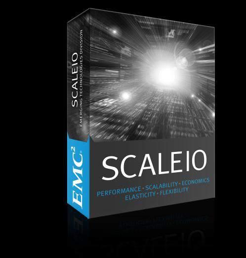 INTRODUCING EMC SCALEIO SOFTWARE DEFINED, SCALE-OUT SAN Software that creates a SERVER- BASED SAN