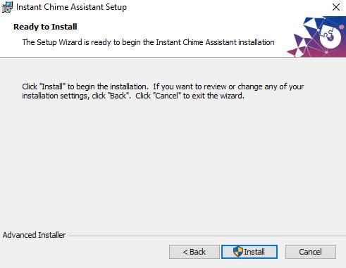 7. Click Install. Figure 10: Install Confirmation Page 8.