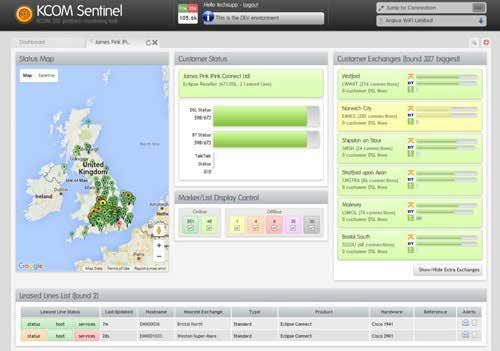 Proactive monitoring Get instant visibility of your managed connectivity estate as standard with Sentinel, our advanced webbased monitoring tool.