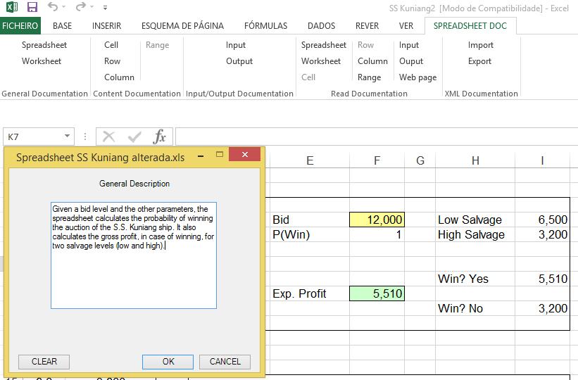 3. 2. USING SPREADSHEETDOC TO DOCUMENT A SPR EADSHEET Figure 3.1: The Spreadsheet button wizard to document a spreadsheet file. 3.2.2 Documenting Each Worksheet A spreadsheet can have dozens, even hundreds of worksheets.