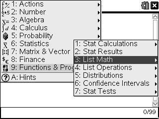 In the Statistics menu, the item Key Stats in version 1.