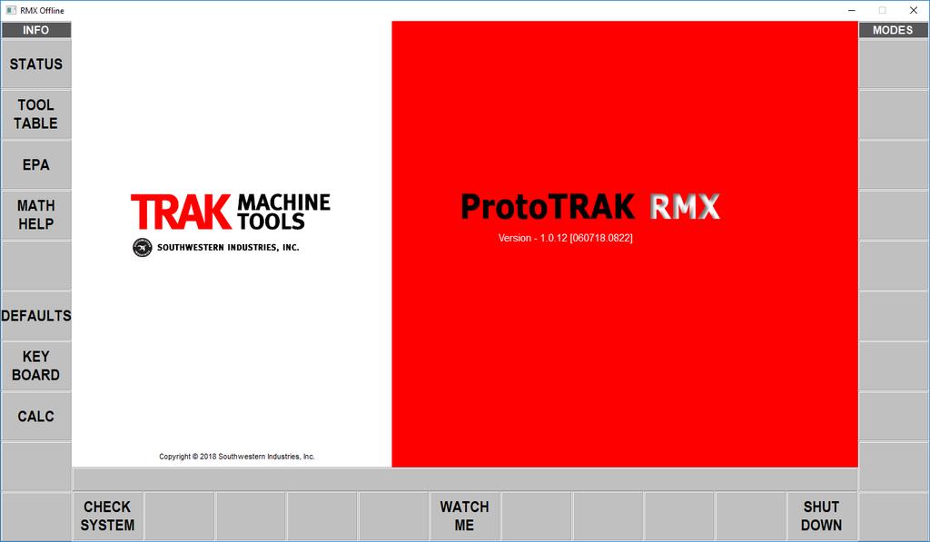3.0 Programming with ProtoTRAK Offline Programming with the PTRXOL Offline system is almost the same as the experience you will have working with an actual ProtoTRAK RMX CNC.