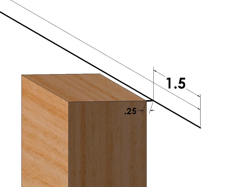 Click Smart Dimension Sketch toolbar. (S) on the Step 16. Dimension line 23.25, Fig. 6. Step 17.