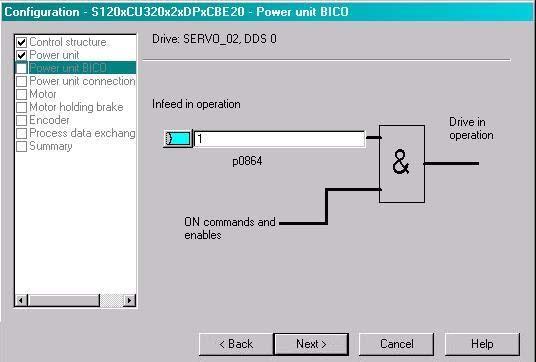 Post configuration, both drives Under "Function modules", activate "Basic positioner".