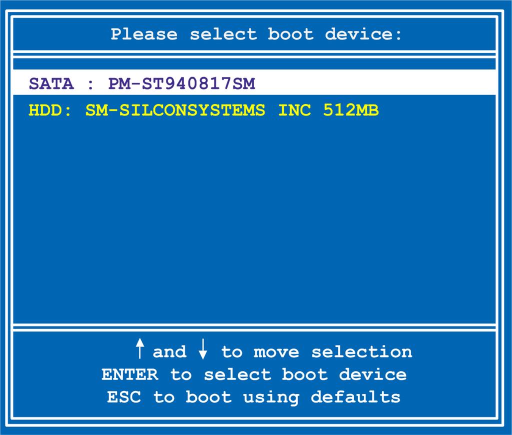 PS-4700/4800 Series (Atom N270 / Core 2 Duo P8400 Pre-installed Model) User Manual Key F11 Function Displays the boot menu. Lists all bootable devices that are connected to the system.