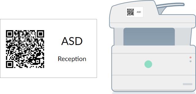 User Experience: Printing Scan the QR-code to secure