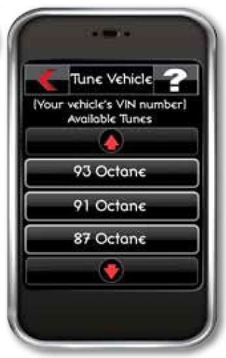Step 5: Once your vehicle has been identified, the intune will display your vehicle s VIN along with any available tunes.