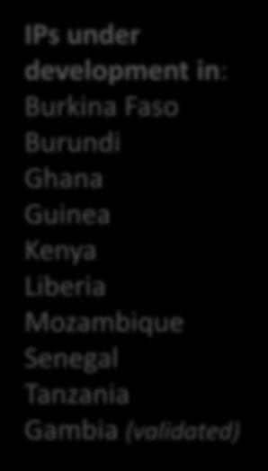Guinea Kenya Liberia Mozambique Senegal Tanzania Gambia