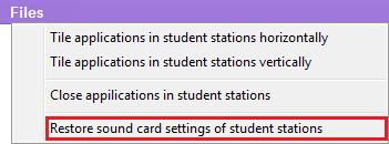 Close applications in student stations Go to Files Close applications in student stations to