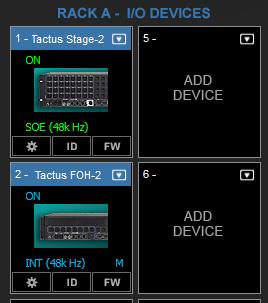 To reduce latency in the system, it is always a good idea to keep the number of switches between the Tactus FOH and any end device to a minimum.