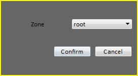 Image18 Click the zone that the device, the window below will pop up, choose a new zone and click confirm.