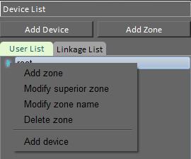 Image4 Click the zone that should be modified, the window in image 21 will appear, user can change the superior zone,
