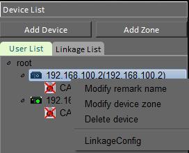 3.3Delete device Select the device that should be deleted in the list on the left, right-click, a menu in Image 23 will appear, click delete device.