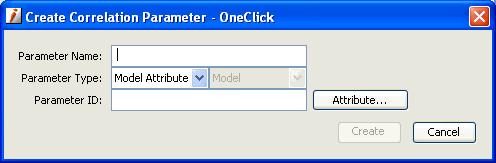 Create a Condition Configure parameters using one of the following methods: To create a new parameter, click Create next to the Parameters box.