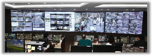 ) CCTV Integrated Surveillance System e-seoul Net connects 36 major