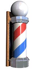 Typically, a rotation movement of a 3-coloured striped pattern on a cylinder, perceptually suggests that the whole pattern