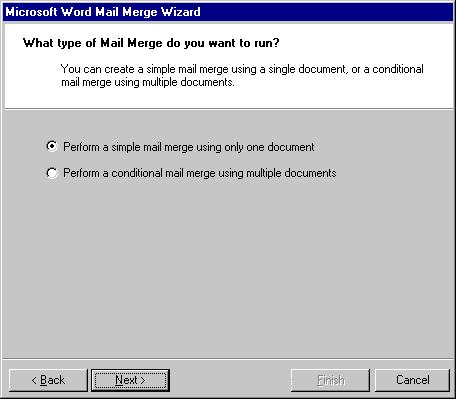M AIL MERGE WITH MICROSOFT WORD 39 8. To automatically update the Acknowledge field on the gift records in the export from Not Acknowledged to Acknowledged, click Yes.