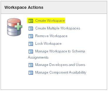 Setting Up Your Own Local Environment The Create Workspace Wizard appears. 4. For Identify Workspace: a. Workspace Name - Enter a unique workspace name.