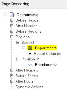 Modifying the Departments Report Modifying the Departments Report When you run the Create Application Wizard, the wizard creates forms and reports based on the selections you make.