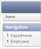 Adding a Department Column to the Employees Report Your Home page now includes a link to Employees. 7. To test the link, click Employees. The Employees report appears.