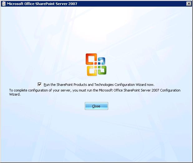 20. Click Next on the SharePoint Products and Technology Configuration Wizard.
