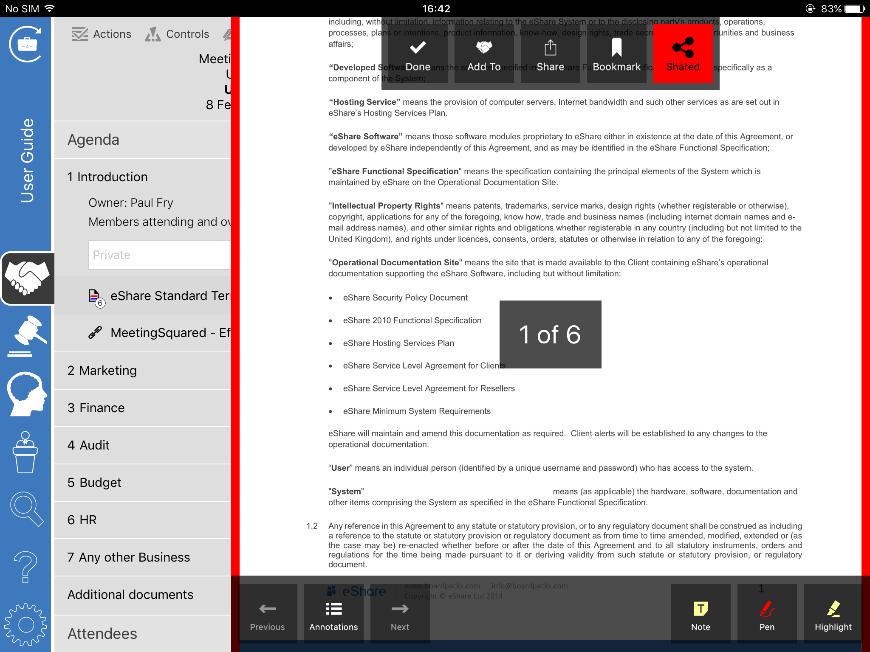 The three annotation tools are located along the bottom right of the page.