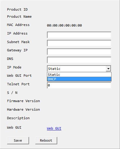 WebGUI Control Device Discovery Please obtain the Device Discovery software from your authorized dealer and save it in a directory where you can easily find it.