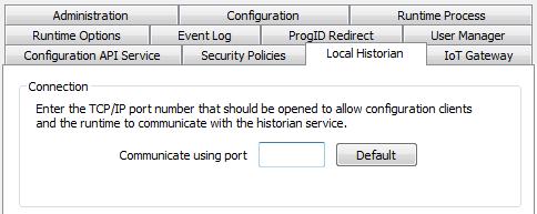 37 Administrative Settings The administrative settings are automatically configured on installation.