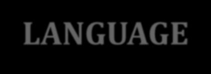 High-Level Language Machine (Computer) Human (Programmer) LANGUAGE A language