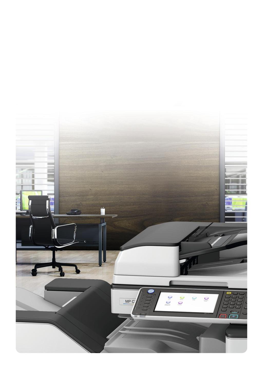 Create a hyper-efficient workplace Transform your enterprise s office productivity with Ricoh s MP C3003SP/MP C3503SP colour multifunction printers.