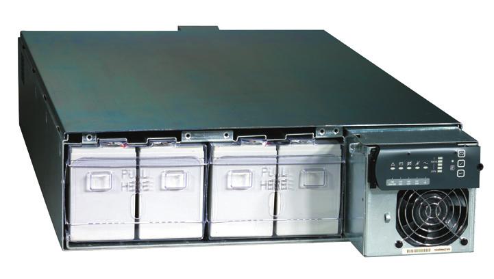 Power more servers in less space Extend battery life with ABM technology Up to 6000 VA of UPS power is packed into three units (3U) of rack space a mere 5.25" high, including batteries.
