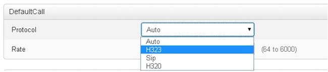 4. Navigate to Configuration > System Configuration and click the H323 tab on the left side of the screen.