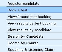 Booking a test Step 1 Assuming you have already registered your learners, select functional skills from the drop down menu Step 2 From the