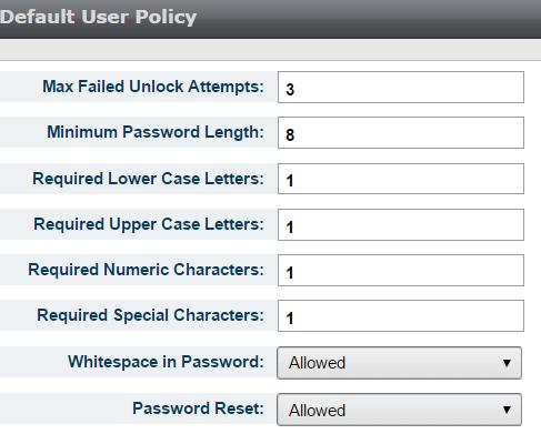6. Configure the Password policy that meets your corporate policy 7. Configure Password Aging and Reuse 8.