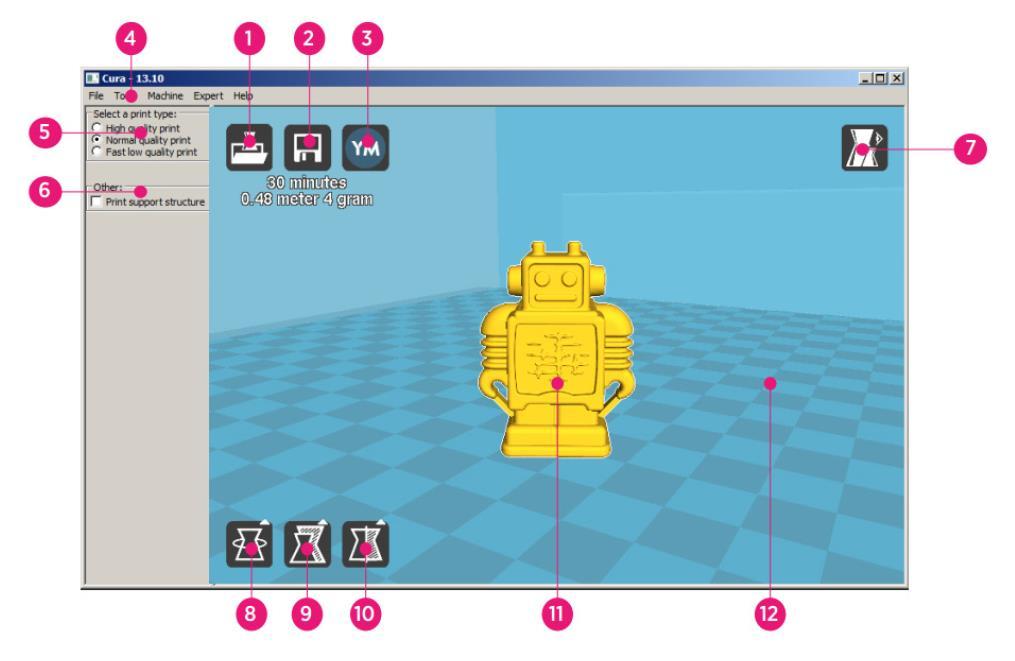 INSTALLING CURA While this printer is compatible with many popular 3D printing software packages, the preferred software is Cura.