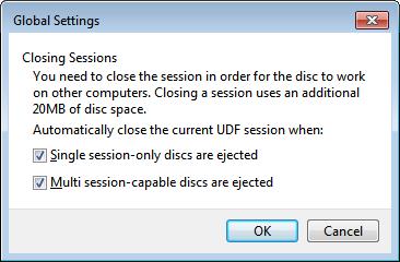 To close a disc manually 1. Click the Start button and then click Computer 2. In Windows Explorer, click the disc burner drive, and then click Close session on the toolbar.