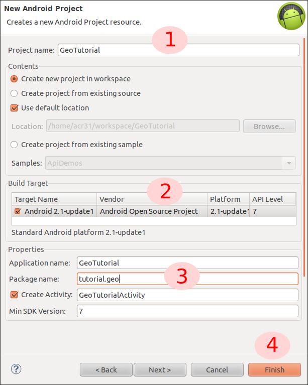 Create a new project File ->