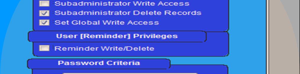 Since PHI makes up the bulk of the data being stored within the AudBase database and the AudBase executable directs this data, accessibility rights are taken very seriously.