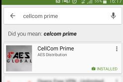 download an optional app called Cellcom