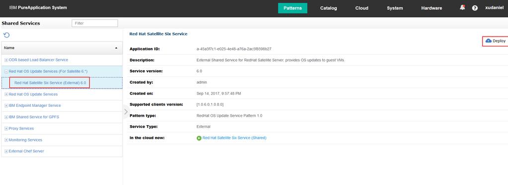 How to configure Red Hat Satellite Shared Service in PureApp after pattern deployment After a satellite 6.