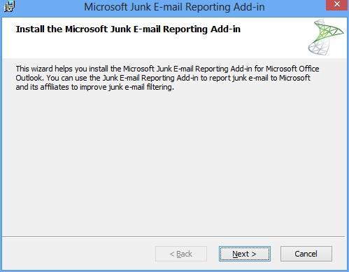 Outlook Junk Mail Reporting Tool for