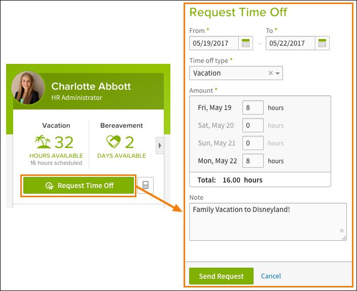 How do I Request Time Off and what is the Approval Process? This section will show you how to request time off and what will happen through the appoval process when you submit your request.