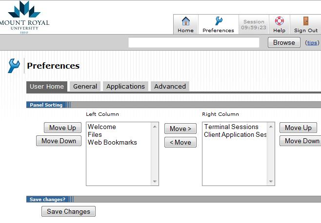 10. Configuring the user page User can customize the user interface by clicking the displayed.