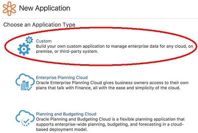 Chapter 14 Scenario 7: Migrating Enterprise Data from Data Relationship Management to Oracle Enterprise Data Management Cloud 3. Provide a name and description for the application. 4.
