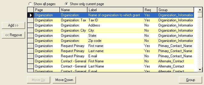 Designing Your Online Forms 5 of Affiliation to distinguish them from the Contact record fields with the same names. Prior to IGAM 5, this information had to be entered manually into GIFTS.