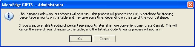 6 Repeat steps 3-5 for each table you want to enable Code Percentages.