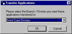 Retrieving and Handling Pending Applications 8 Note that when a GIFTS Request is created from an application, its branch assignment will be determined by your system setup (transferring an